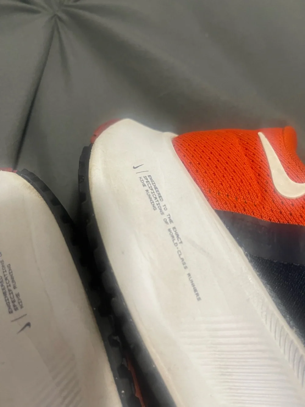 Chicago Bears Nike Running Shoes in Navy & Orange